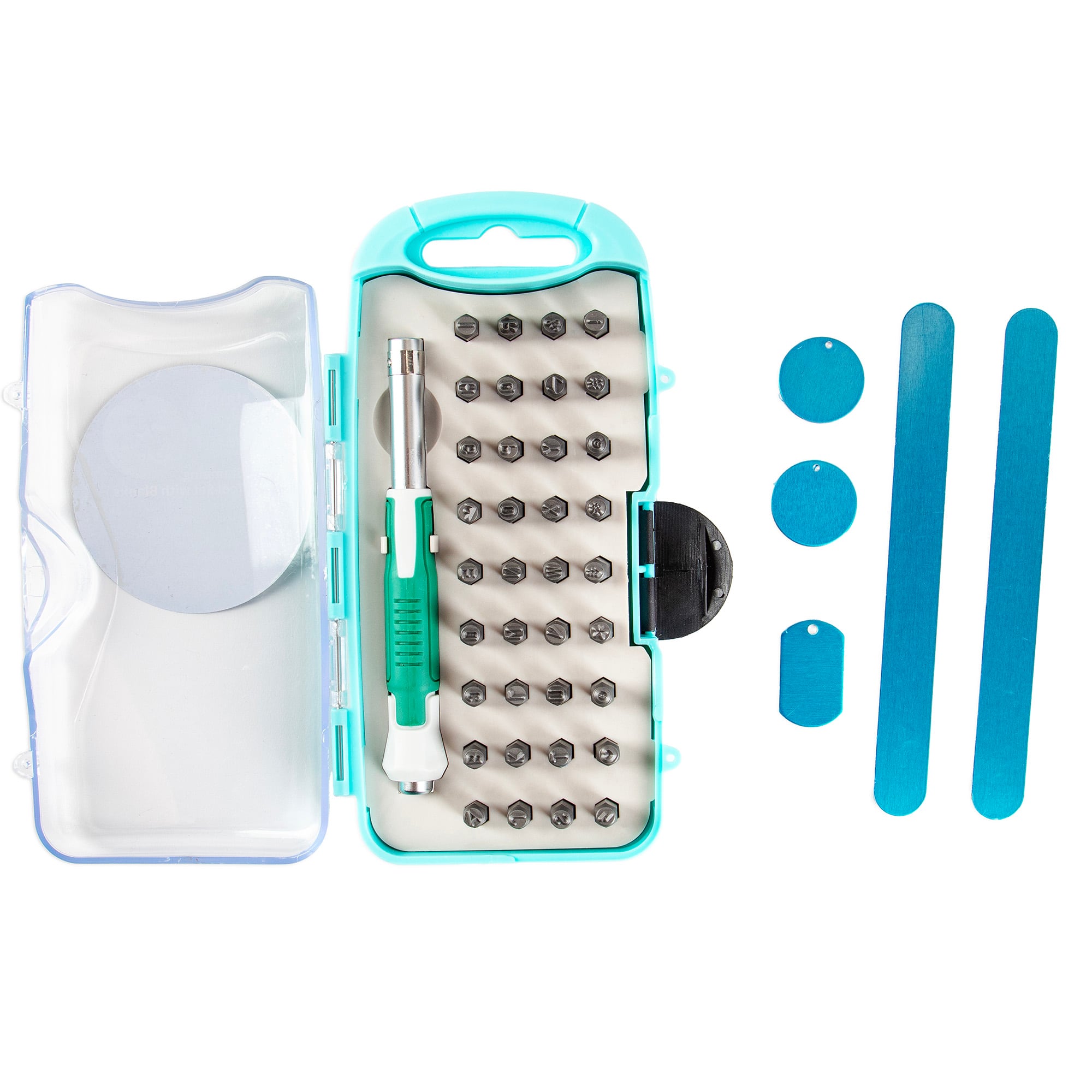 CousinDIY Stamp & Go Tools Stamping Tool Set with Blanks